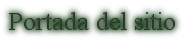 Portada del sitio