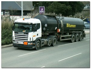 DHL Bitumen Truck