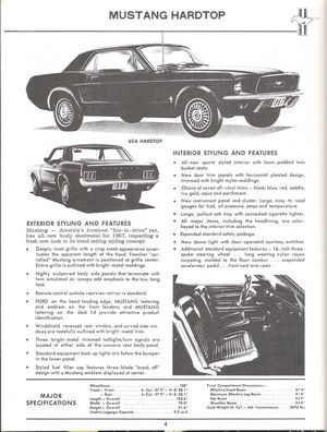 1967 Ford Mustang Illustrated