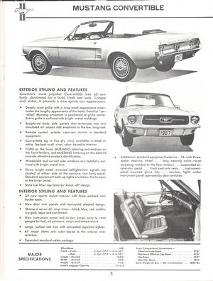 1967 Ford Mustang Illustrated