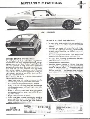 1967 Ford Mustang Illustrated