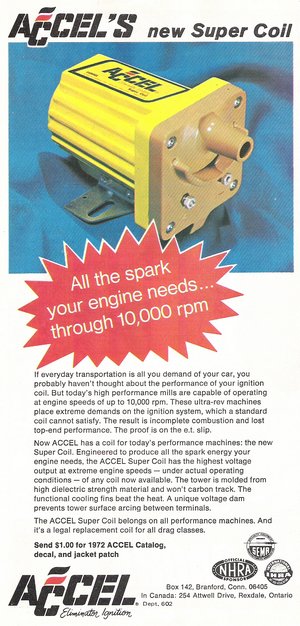 Accel Super Coil Advertisement
