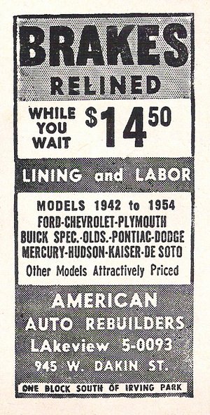 American Auto Rebuilders Advertisement
