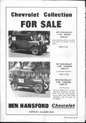 The Antique Auto Locator: March 1970