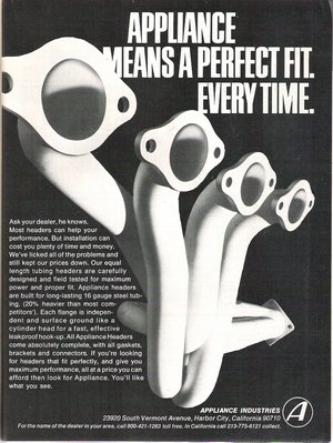Appliance Industries Advertisement