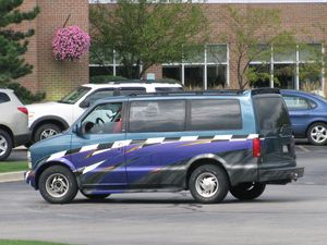 Chevrolet Astro Custom Painted Van