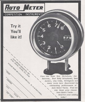1972 Auto Meter Advertisement
