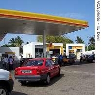 Ghana gas station