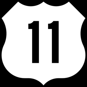 Route 11 Sign