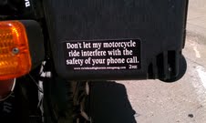 Motorcycle Bumper Sticker