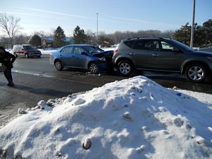 Six-Car Accident in Woodstock