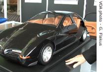 Model of Bricklin vehicle