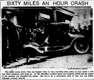 Buick Crash in 1922
