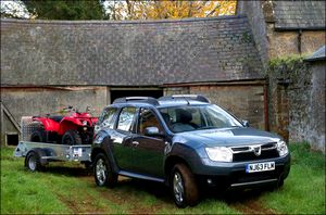 Dacia Duster and ATV