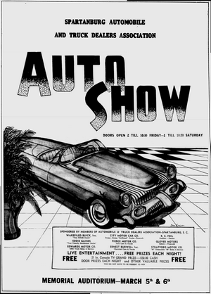 1954 Spartanburg Auto Show