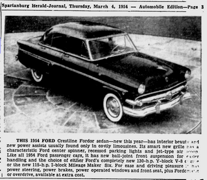 1954 Ford Crestline Fordor