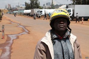 Uganda motorcycle helmet