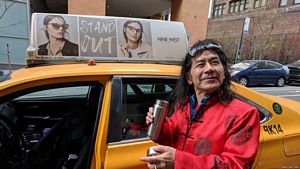 Alex Wang NYC Taxi Driver Calendar