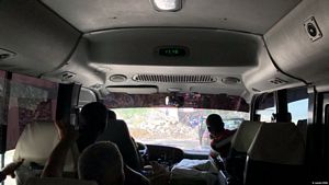 tour bus in Haiti