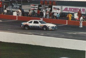 1987 Buddy Baker Car at the 1987 Champion Spark Plug 400