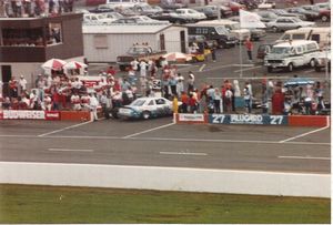 1986 Buddy Baker Car at the 1986 Champion Spark Plug 400
