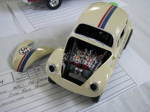 Volkswagen Beetle Herbie Dragster MPC Model Car