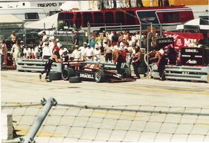 Raul Boesel at the 1986 Miller American 200
