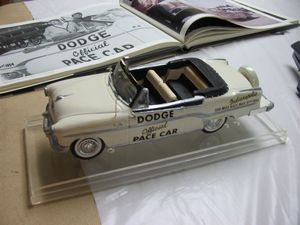 CARS in Miniature 1954 Dodge Royal Indianapolis 500 Pace Car Model