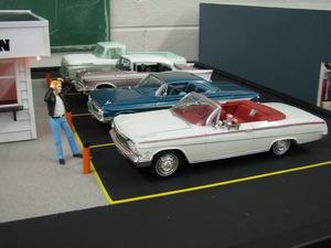 Point Drive In Model Car Diorama