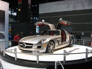 Mercedes-Benz SLS AMG at the 2010 Chicago Auto Show