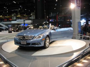 Mercedes-Benz E350 at the 2010 Chicago Auto Show