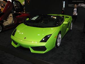 Lamborghini Gallardo at the 2010 Chicago Auto Show