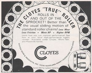 Cloyes Gear & Products, Inc. Advertisement
