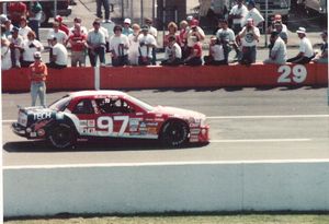 1988 Rodney Combs Car at the 1988 Champion Spark Plug 400