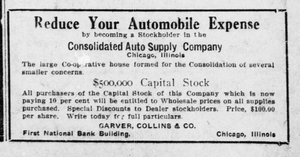 Consolidated Auto Supply Advertisement