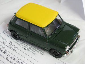 Mini Cooper Model Car