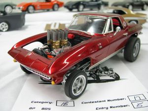 Hayden Chevrolet Corvette Drag Race Model Car