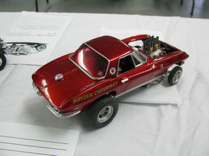 Hayden Chevrolet Corvette Drag Race Model Car