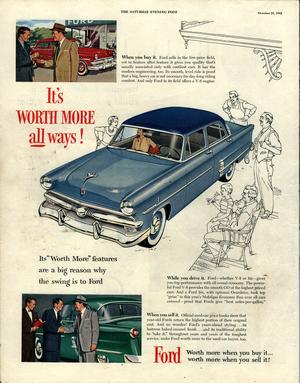 1953 Ford Crestline Advertisement