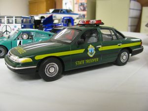 Ford Crown Victoria Vermont State Police Model Car