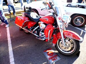 Custom Harley-Davidson Road King 9/11 Firefighter Tribute