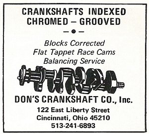 Don's Crankshaft Co., Inc. Advertisement