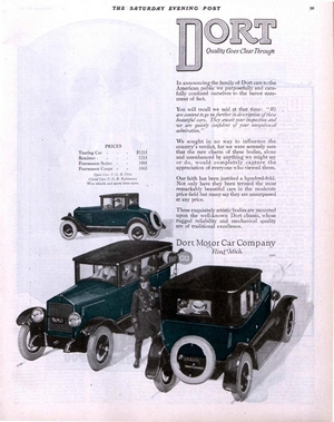 1921 Dort Advertisement