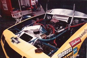 1986 Dale Earnhardt Car Engine at the 1986 Goody's 500