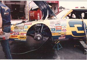 1986 Dale Earnhardt Car Brakes at the 1986 Goody's 500