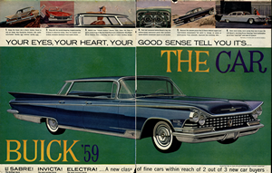 1959 Buick Electra 225 Four Door Hardtop Advertisement