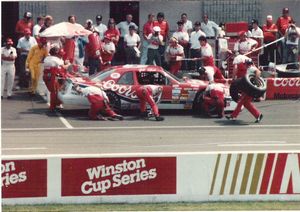 1988 Bill Elliott Car at the 1988 Champion Spark Plug 400