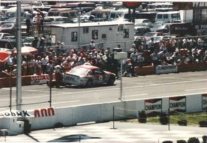 1985 Bill Elliott Car at the 1985 Champion Spark Plug 400