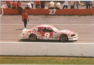 1986 Bill Elliott Car at the 1986 Champion Spark Plug 400