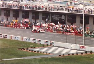 1986 Bill Elliott Car at the 1986 Champion Spark Plug 400